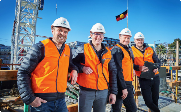 Icon site team members celebrating a Reconciliation Action Plan milestone